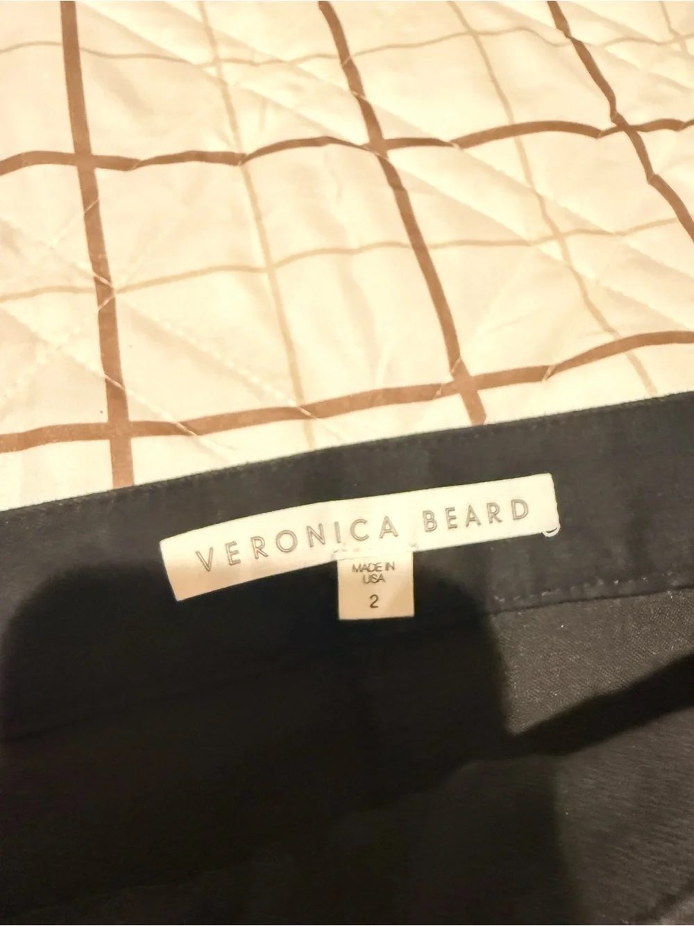 Veronica Beard Black Flared Jeans with Gold Buttons
